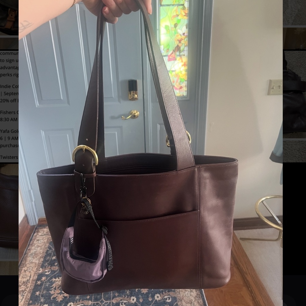 Coach vintage 4155 Brown Leather Tote Bag